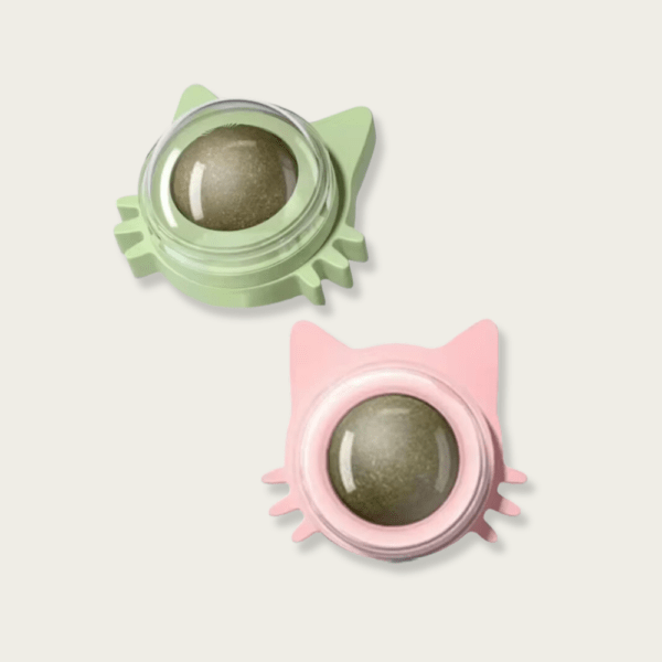 360° Rotating Balls Natural Catnip Stimulating Cat Toy - Image 14