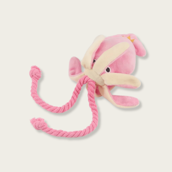 Interactive Squeaking Octopus Indestructible Dog Toy - Image 2