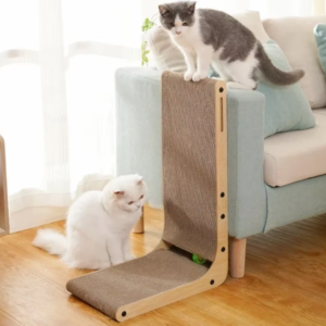 Durable L-Shape Cat Scratching Post