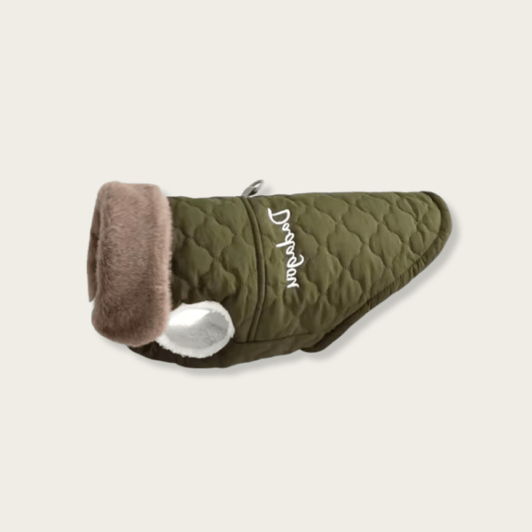 Plush Winter Dog Jacket with Fleece Lining - Image 4