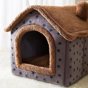 Foldable Starry Cottage Cat bed and Dog Bed