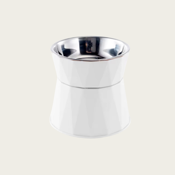 Stainless Steel Tilted Elevated Dog Bowl & Cat Bowl - Image 6