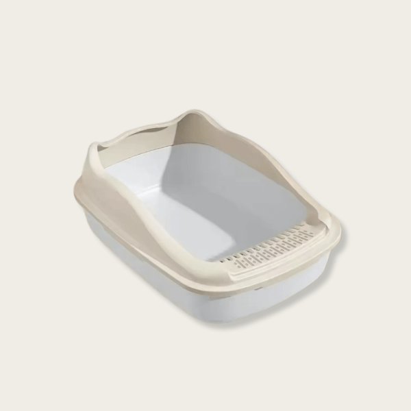 High-Sided Open-Top Cat Litter Box - Image 8