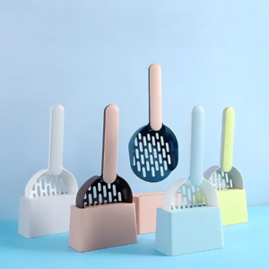 Non-Stick Litter Scoop with Integrated Storage