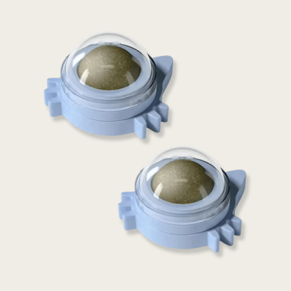 360° Rotating Balls Natural Catnip Stimulating Cat Toy - Image 11