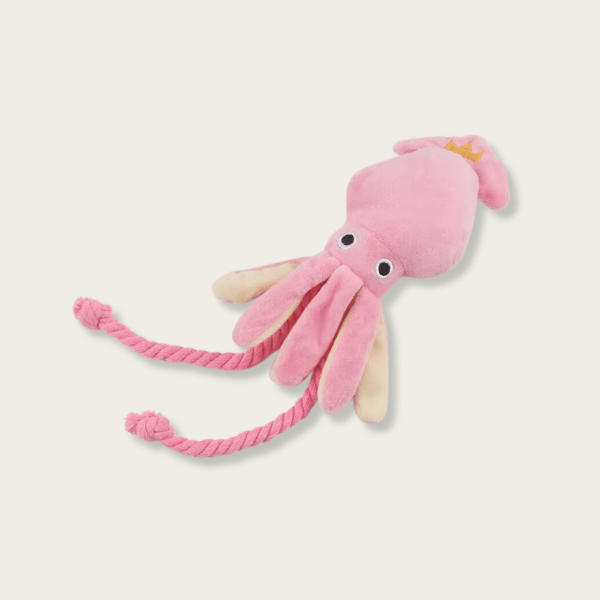 Interactive Squeaking Octopus Indestructible Dog Toy
