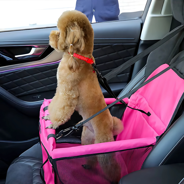 Secure Foldable Cat & Dog Car Seat Carrier