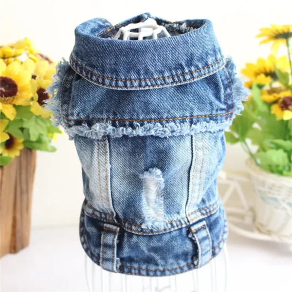 Classic Denim Vest Dog Clothes / Cat Clothes - Image 5