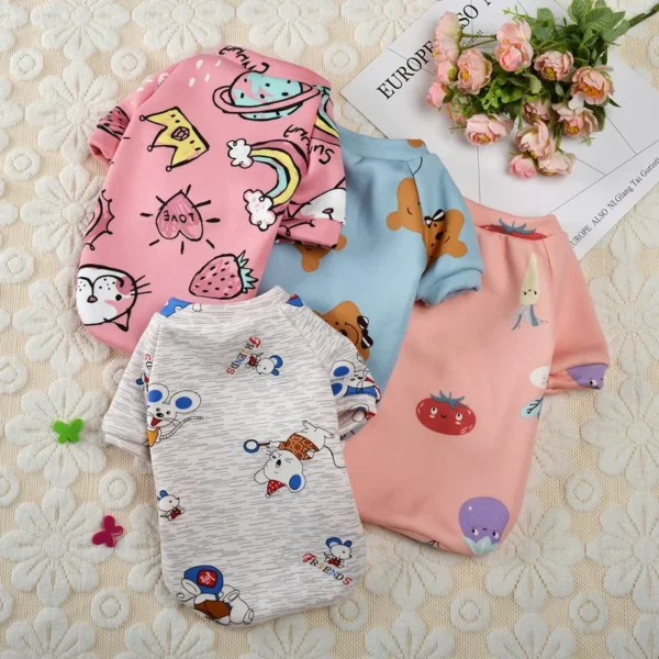 Soft Fleece Stretchy Dog Clothes / Cat Clothes - Image 17