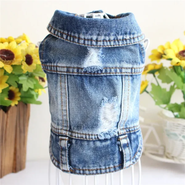 Classic Denim Vest Dog Clothes / Cat Clothes - Image 7