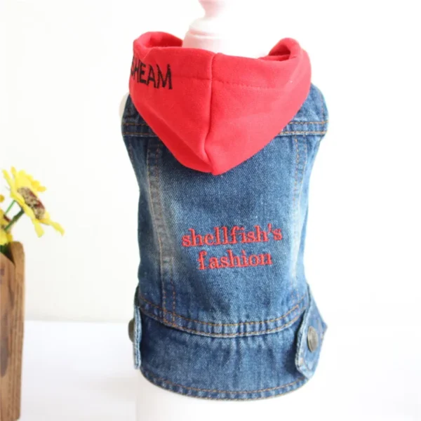 Classic Denim Vest Dog Clothes / Cat Clothes - Image 2