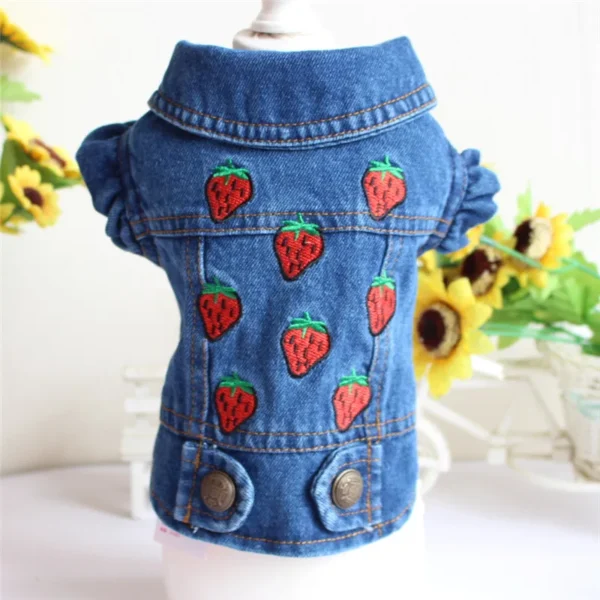 Classic Denim Vest Dog Clothes / Cat Clothes - Image 6