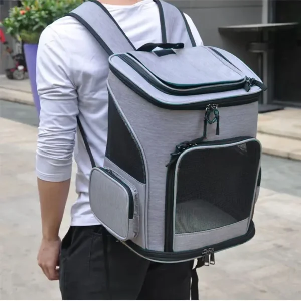 Expandable Breathable Backpack Cat Carrier / Dog Carrier - Image 2