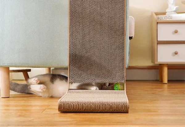 Durable L-Shape Cat Scratching Post - Image 3