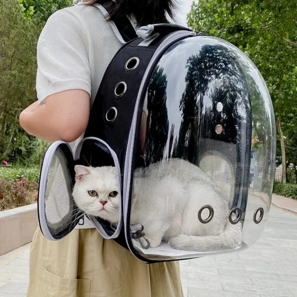 Premium Space Capsule Backpack Cat Carrier / Dog Carrier - Image 2