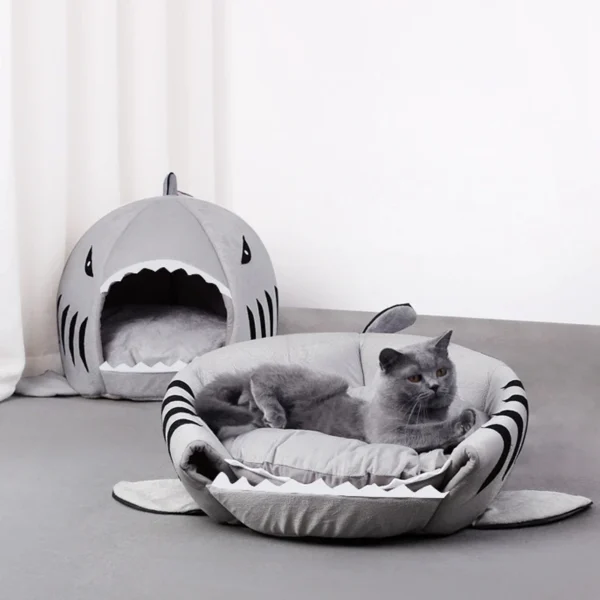 Durable & Lightweight Shark Cat Bed and Dog Bed - Image 3