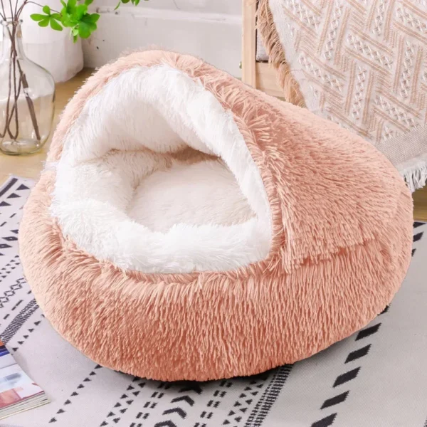 Soft and Warm Semi-enclosed Cat Bed and Dog Bed - Image 9