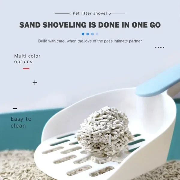 Non-Stick Litter Scoop with Integrated Storage - Image 3
