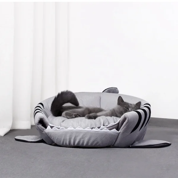 Durable & Lightweight Shark Cat Bed and Dog Bed - Image 4