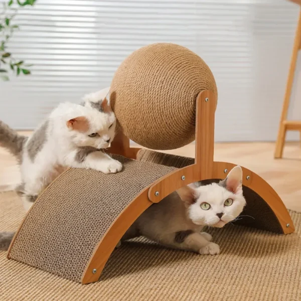 Cat Scratching Post with Large Cat Scratcher Ball