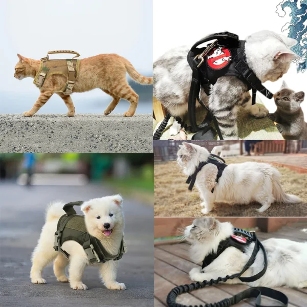 Enclosed Air Cushion Tactical Dog Harness / Cat Harness - Image 2