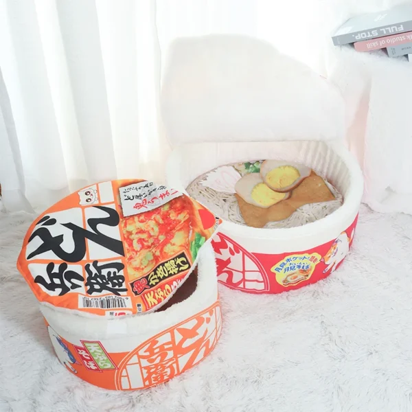 Cozy Instant Noodle Cat Bed and Cat Cave - Image 3