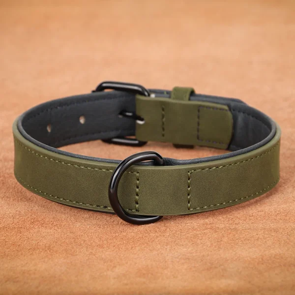 Premium Adjustable Leather Dog Collar - Image 4