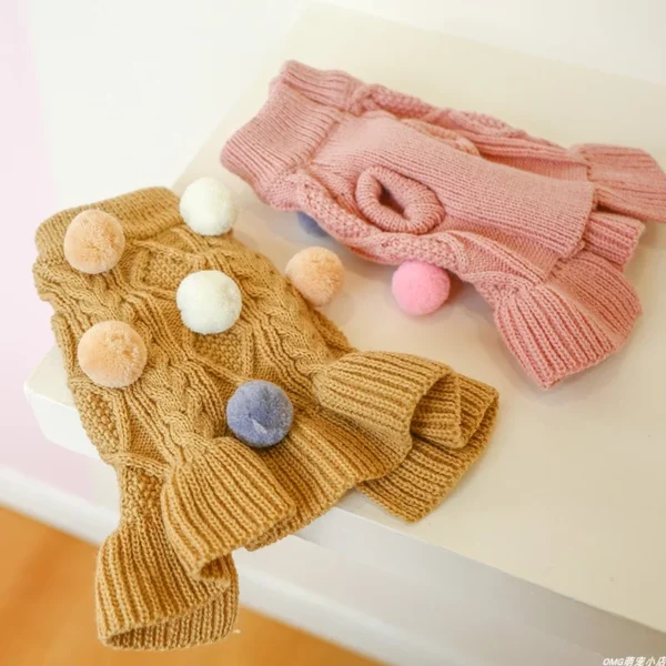 Thick Knit Sweater Dog Clothes / Cat Clothes - Image 2