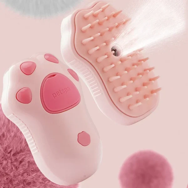 3-in-1 Steam Grooming Cat Brush / Dog Brush - Image 4