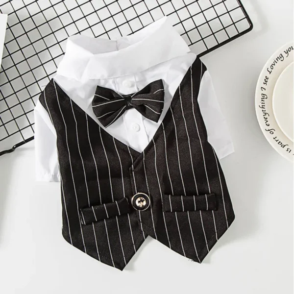 Premium Dapper Tuxedo Cat Clothes / Dog Clothes - Image 3