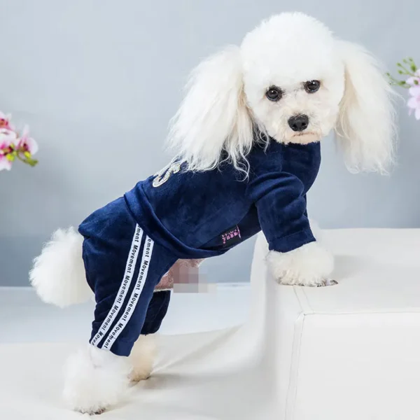 Velvet Elastic Jumpsuit Dog Clothes / Cat Clothes