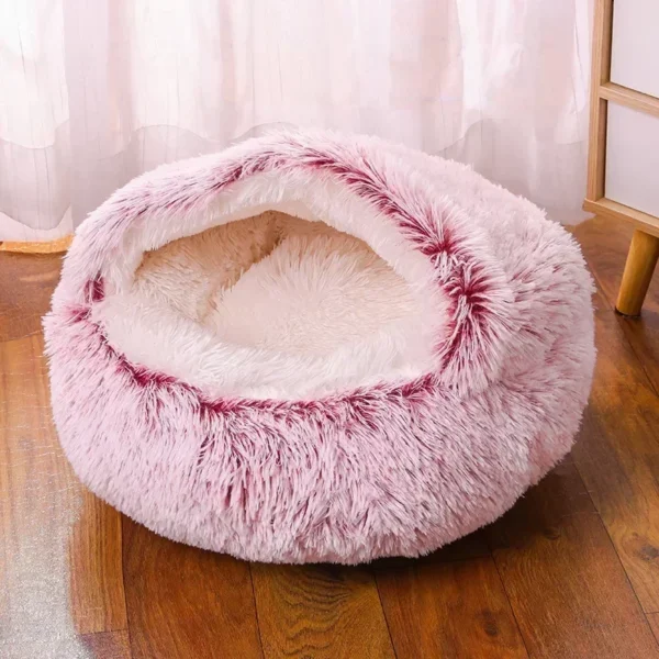 Soft and Warm Semi-enclosed Cat Bed and Dog Bed - Image 7