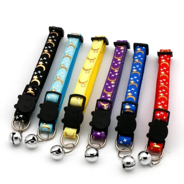 Lightweight & Durable Lunar Charm Cat Collar - Image 2