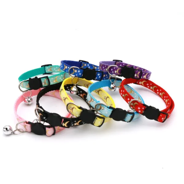 Lightweight & Durable Lunar Charm Cat Collar - Image 3