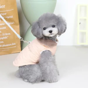 Plush Winter Dog Jacket with Fleece Lining