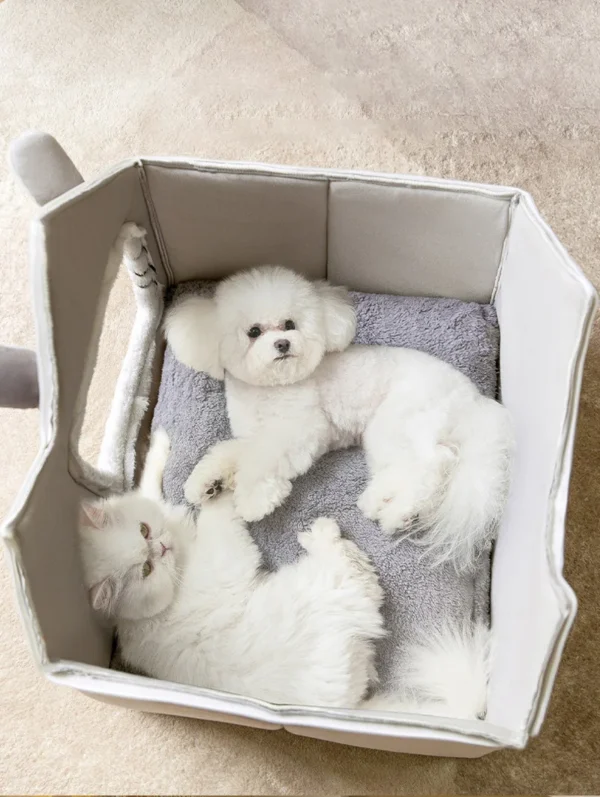 Foldable Luxury Bunny Cottage Cat Bed and Dog Bed - Image 4