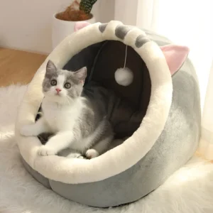 Extra Soft Velvet Kitty Cat Bed and Dog Bed