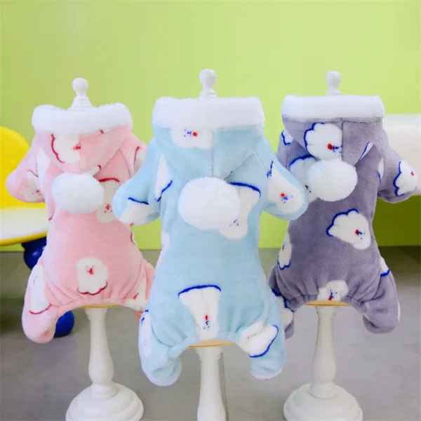 Fleece Snuggle Jumpsuit Dog Clothes / Cat Clothes - Image 3