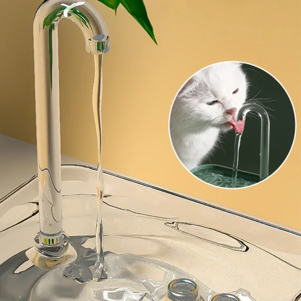 CrystalFlow Silent Cat Water Fountain / Dog Fountain - Image 4
