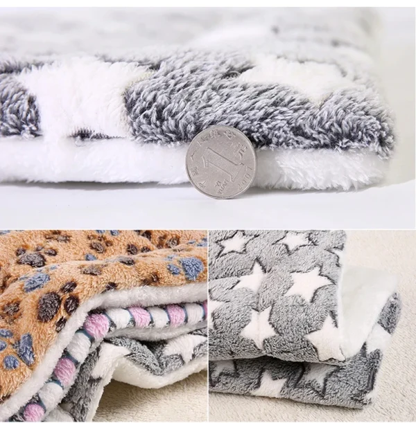 Non-slip Multi-purpose Fluffy Dog Blanket and Cat Mat - Image 14