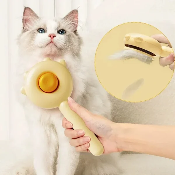 One-Click Self-Cleaning Cat Brush / Dog Brush - Image 3