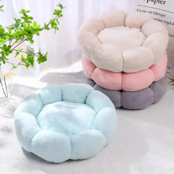 Cozy Blossom Donut Dog Bed and Cat Bed - Image 2