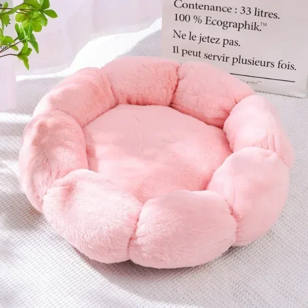 Cozy Blossom Donut Dog Bed and Cat Bed - Image 4