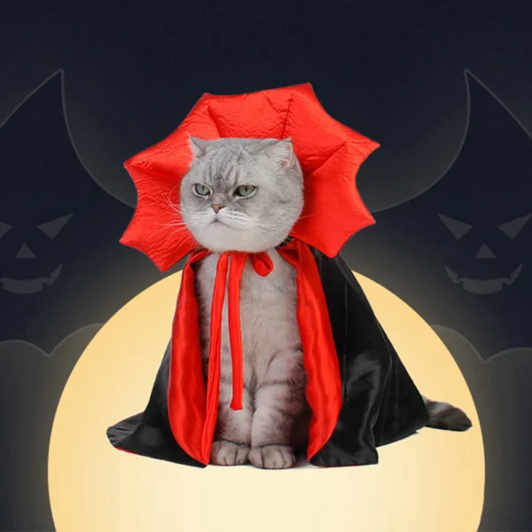 Halloween Vampire Cat Clothes / Dog Clothes - Image 2