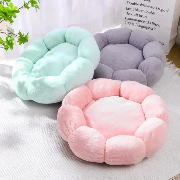 Cozy Blossom Donut Dog Bed and Cat Bed - Image 8