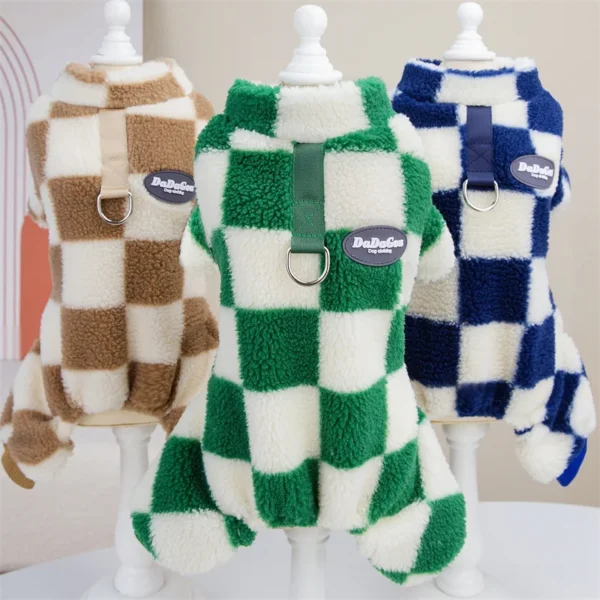 Fleece Snuggle Jumpsuit Dog Clothes / Cat Clothes - Image 2
