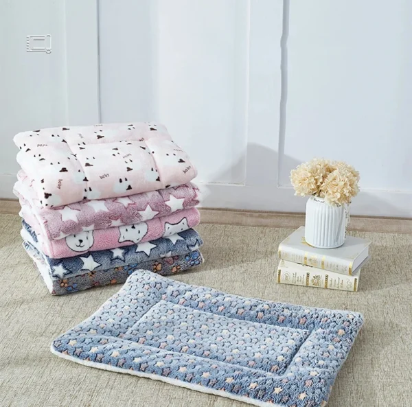 Non-slip Multi-purpose Fluffy Dog Blanket and Cat Mat - Image 11