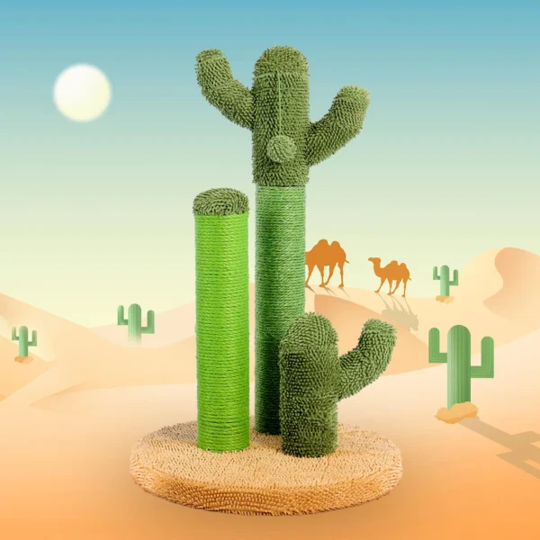 Interactive Cactus Cat Scratching Post - Image 3