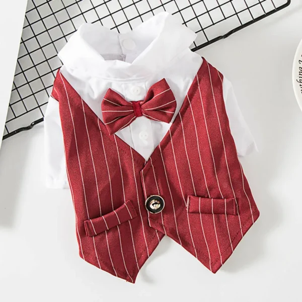 Premium Dapper Tuxedo Cat Clothes / Dog Clothes - Image 2