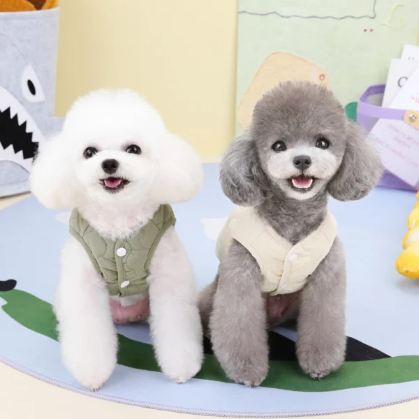 Comfortable Fit Winter Vest, Dog Clothes / Cat Clothes